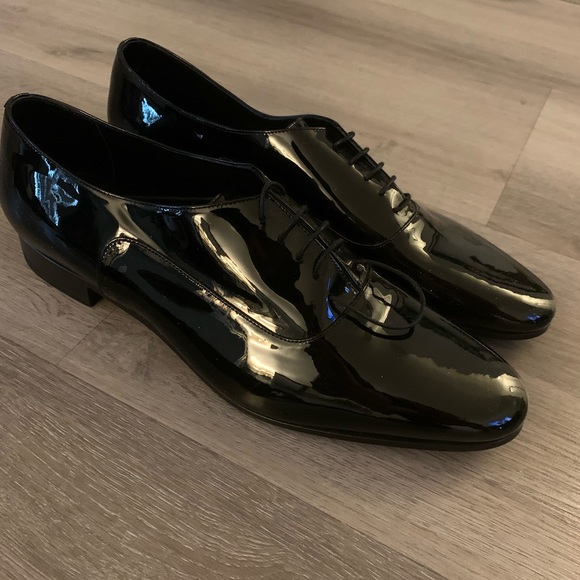 Yves Saint Laurent Shoes Ysl Real Patent Leather Dress Shoes Poshmark
